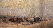 Nicolae Grigorescu The Return from the Fair oil painting